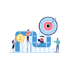 Sales Pipeline mit verschiedenen Phasen