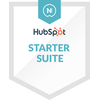 Label mit HubSpot Logo und Lizenzname